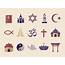 COllection Of Illustrated Religious Symbols  Download Free Vectors