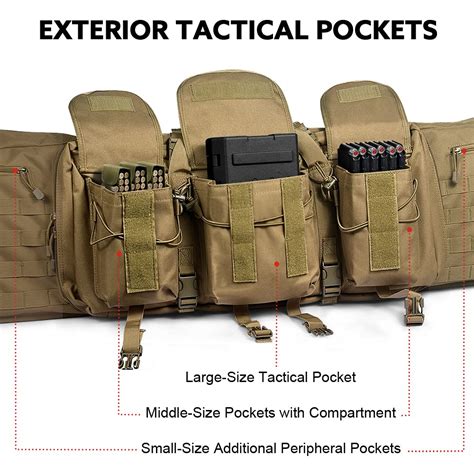 Sinsen Soft Rifle Case Gun Bag For Ak Ar 15 Pistol Shotgun Bullpup