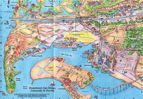 San Diego Visitor Map