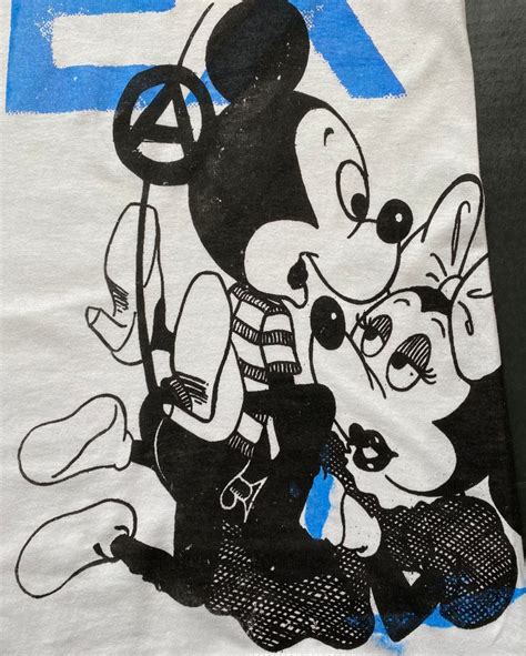 Punk Mickey Minnie Mouse Sex Tshirt Seditionaries Cartoon Etsy