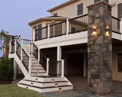 Deck railings do more than keep your family members safe: Best Deck Stair Landing Design Ideas & Remodel Pictures ...