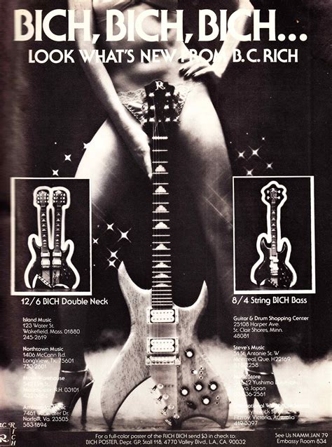 One Of My Favourite Ads For The Bich Sexy Axe Total Joy To Play Custom Bass Guitar Guitar Rig