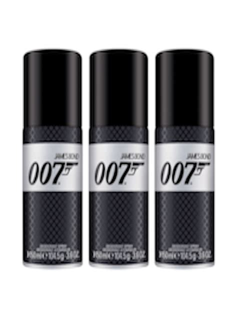 Buy James Bond Men Set Of 3 007 Deodorant Body Spray 150 Ml Each