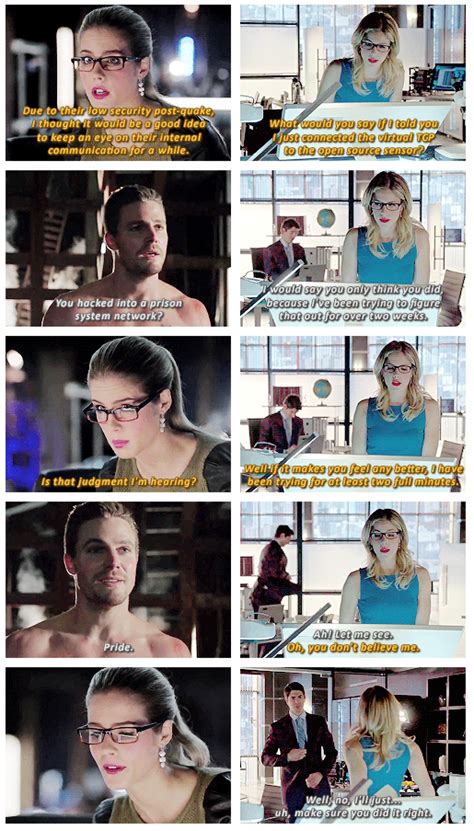 2x12 3x16 One Isn’t Like The Other That Oliver And Felicity Scene Always Makes My Heart Do