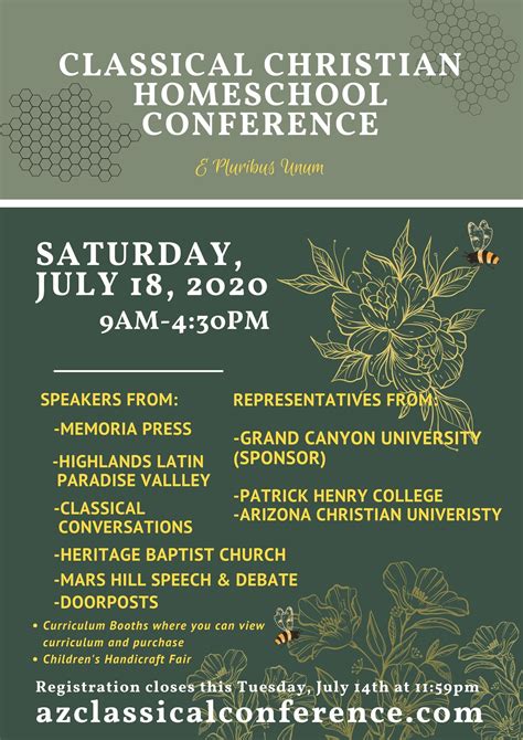 Join Us At The Arizona Classical Christian Homeschool Conference