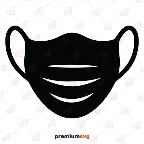 Black Mask Svg Design File Premiumsvg