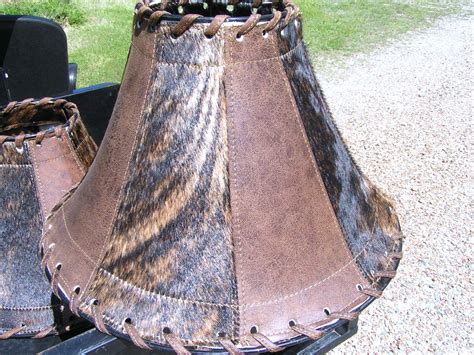 Cowhide Leather Lamp Shade 0356 Ec