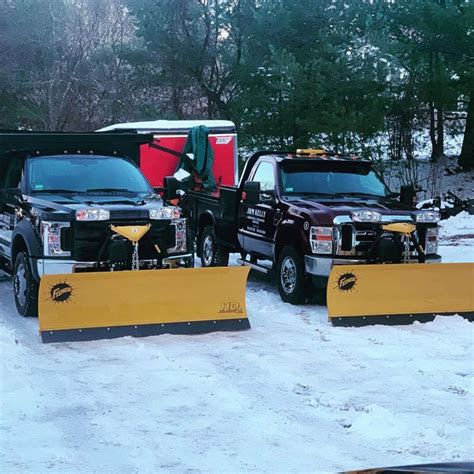 Commercial Snow Plowing Service In Ma Jandm Kelly Landscape