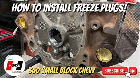 How To Install Freeze Plugs On A Small Block Chevy Engine Youtube