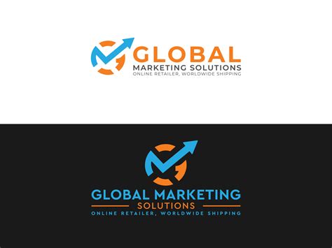 Global Marketing Solutions Logo Marketing Business Grow By Md Sumon