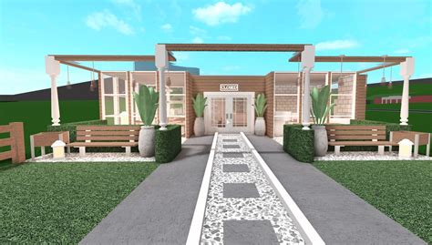 How To Make A Front Garden In Bloxburg Garden And Modern House Image