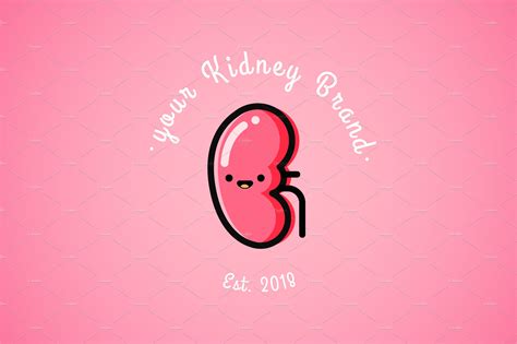 The Kidney Logo Creative Illustrator Templates Creative Market