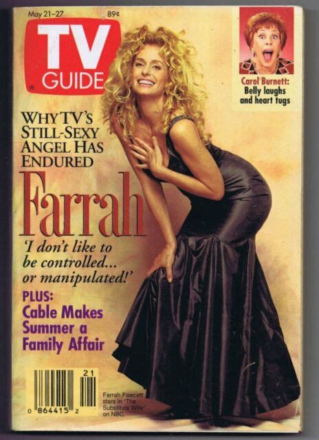 Original Vintage Tv Guide May 21 1994 No Label Farrah Fawcett Ebay