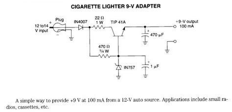 Cigarette Lighter Plug Wiring Diagram