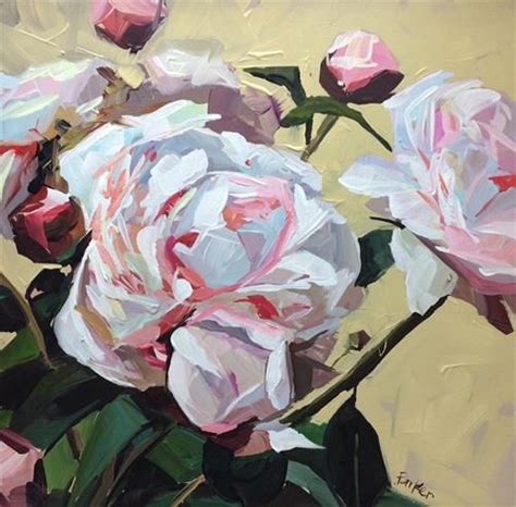 Daily Paintworks Colossal Peonies Original Fine Art For Sale
