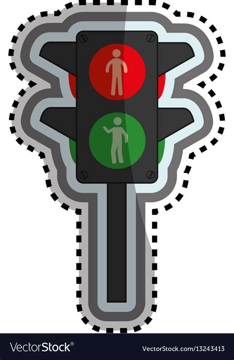 Traffic Light Sign Icon Royalty Free Vector Image