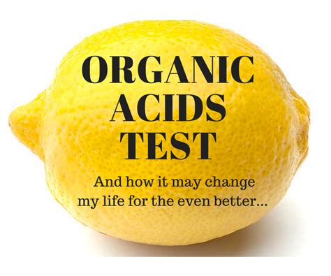 How The Organic Acids Test Might Help Turn Things Around Stop The