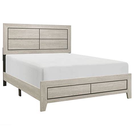 Meridian Madison Gray Queen Size Bed Madison Comfyco