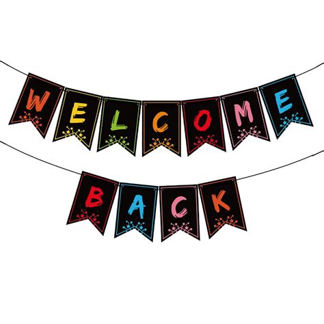 Buy Welcome Back Banner Wecome Home Banner Return Theme Party