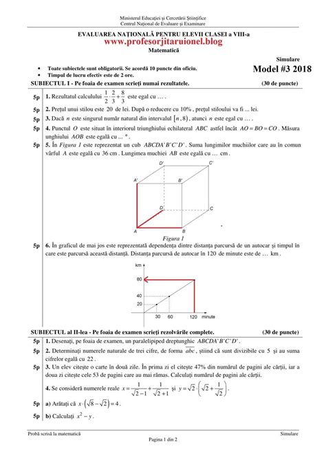 Informații despre examenul de evaluare națională. Evaluare Nationala 2018 Clasa 2 - ahgw