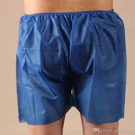 2020 disposable elastic shorts non woven underpants mens foot massage supplies sauna shorts