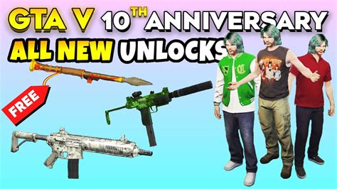 Gta Online 10th Anniversary How To Unlock All Rare Outfits And Weapon