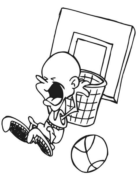 Nba Player Dunk Coloring Pages Coloring Pages