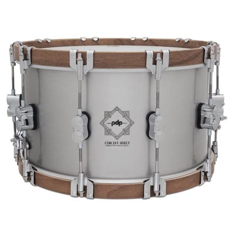 Pdp By Dw Concept 14 X 8 Select Aluminium Snare Wood Hoops Gear4music