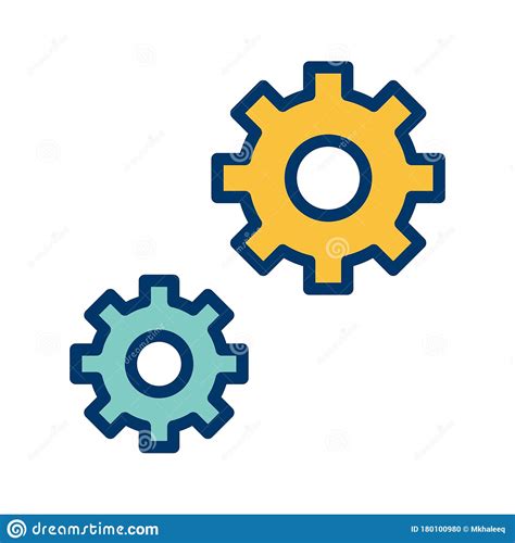 Vector Settings Icon Gears Logo 113912512