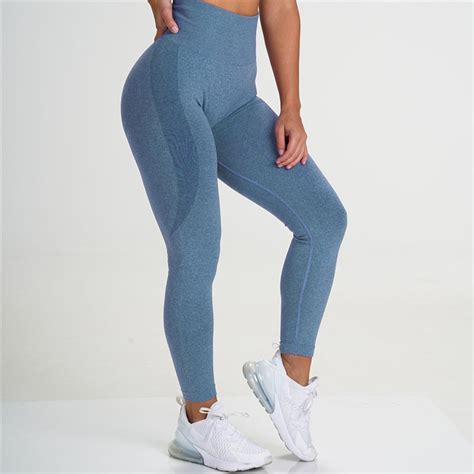 hot wholesale gym tights seamless leggings women sports pant butt booty push up yoga pants high