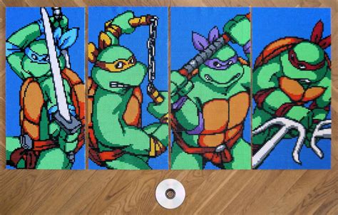 Character Select Portraits From Teenage Mutant Ninja Turtles The
