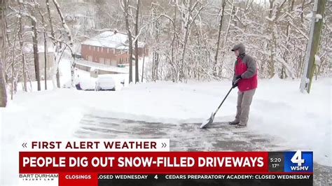 People Dig Out Snow Filled Driveways YouTube