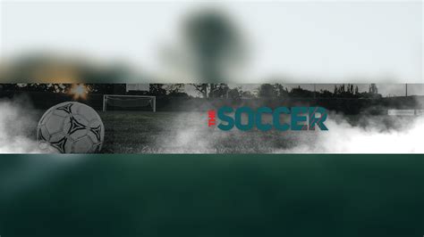 Free Soccer Youtube Banner Template 5ergiveaways