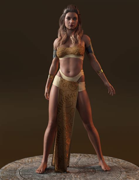 DForce Heroic Loincloth Outfit For Genesis 8 And 8 1 Female Daz 3D
