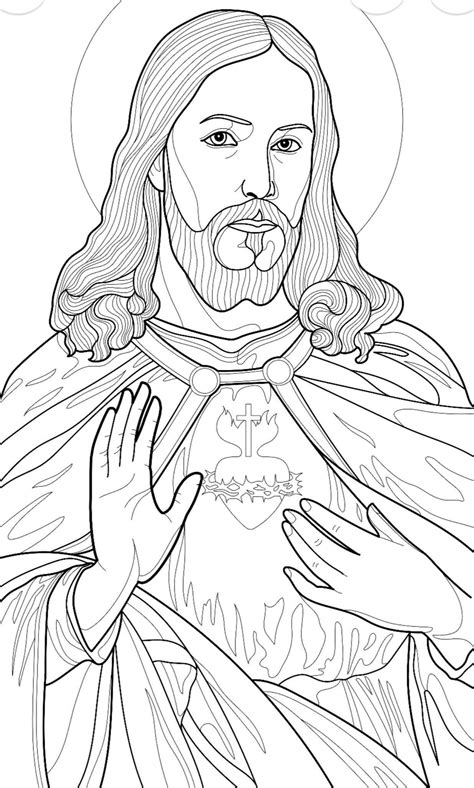 Jesus Coloring Pages Coloring Book Pages Coloring Sheets Catholic