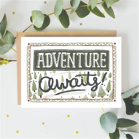 Adventure Awaits Greeting Card By Jade Fisher