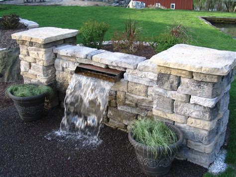 The task looks daunting, but it's actually quite simple to build a pondless waterfall. Formal Waterfall Kit, 23"