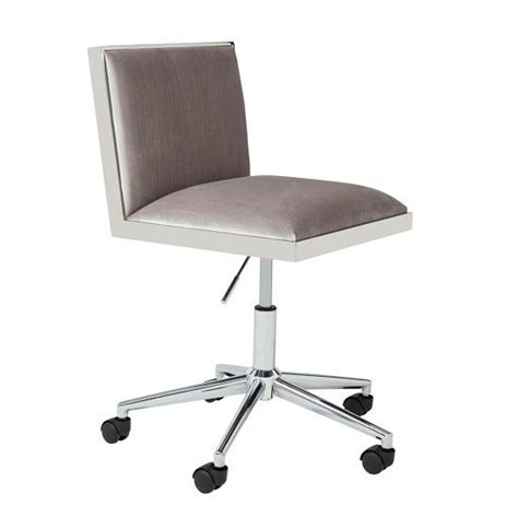 Apex office products & furniture. Apex Office Chair In Grey Velvet With Stainless Steel ...