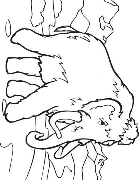 There may be other fun attractions. Wooly Mammoth Coloring Page for Kids - Free Printable Picture