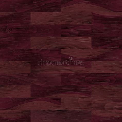 Realistic Dark Red Wood Textured Seamless Pattern Wooden Plank Board
