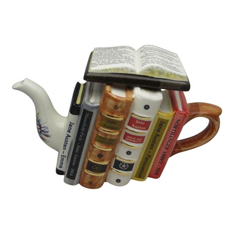 Free delivery worldwide on over 20 million titles. Jane Austen Books Large Teapot Carters of Suffolk - Stoke ...