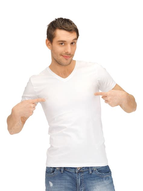 Handsome Man In White Shirt Isolated Human Lad Dude Png Transparent