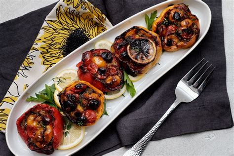 Dorie Greenspan S Oven Charred Peppers And Cherry Tomatoes The