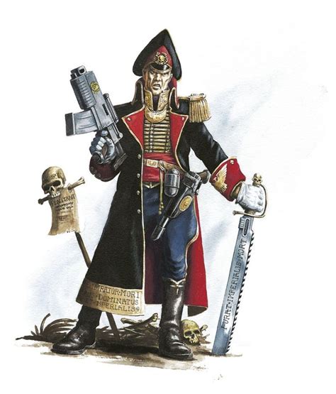 Imperial Guard Warhammer 40k Officio Prefectus Commissar