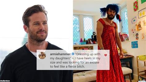 Armie Hammer Loves Jamie Dornans Daddy Drag Look
