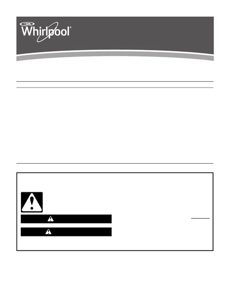 User manual Whirlpool WDF520PADM (English - 52 pages)