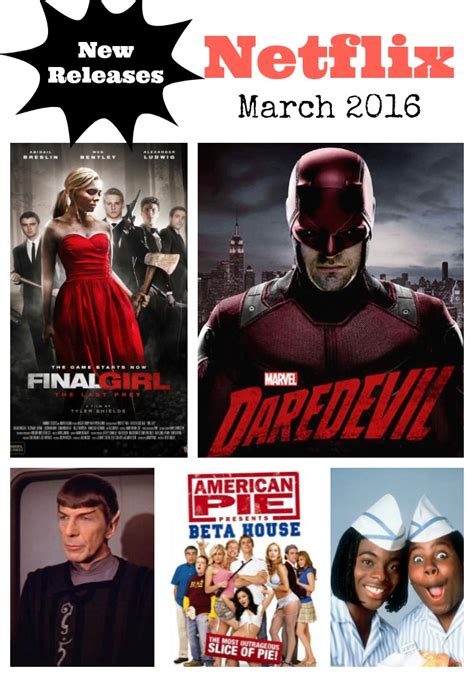 The collection spans new releases not only for the month of october but for september, as. New Releases On Netflix For March 2016 You Must See