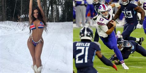 Rachel Bush And Other Bills Fans Complain Titans Had 16 Days To Prepare For Game Should Ve Been