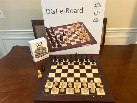 Dgt Electronic Chess Board Eboard Bluetooth Rosewood Royal Chess