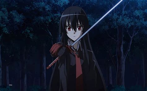Akame S Sword Dark Hair Kill Ga Kiru Manga Mesy Assassin Akame